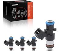 Frankberg 4x Buse d'injecteur de carburant Essence Compatible avec Twingo II CN0 1.2L Clio IV BH 1.2L S.a.n.d.e.r.o II 1.2L Modus/Grand Modus F/JP0 1.2L Kangoo KC0/1 1.2L Remplacer# 8200292590