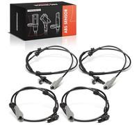 Frankberg 4x Capteur ABS 2-Pôles+2-Pôles Compatible avec Berlingo monospace B9 C4 Grand Picasso I UA Partner Tepee Partner Camionnette/MPV C4 Remplacer# 50267