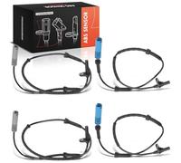 Frankberg 4x Capteur ABS 2-Pôles Compatible avec Série 7 E65 E66 E67 730d 735i Li 740d 745i Li 2001-2003 Remplacer# 34526761800,34526761650