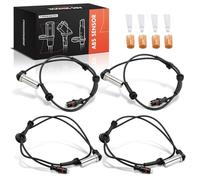 Frankberg 4x Capteur ABS 2-Pôles Essieu Avant Compatible avec Freelander L314 1.8L-2.5L 1998-2006 Freelander Soft Top L314 1.8L 2.0L 1998-2006 Remplacer# SSB101340