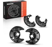 Frankberg 4x Déflecteurs Disque de Frein Avant Arrière Gauche Droite Compatible avec Golf II 19E 1G1 1.0L-1.8L 1983-1992 J.e.t.t.a II 165 19E 1G2 1.8L 1984-1991 Remplacer# 191615311B