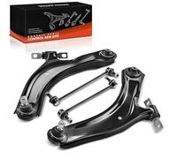 Frankberg 4x Kit de Bras de Suspension Avant Compatible avec Qashqai +2 I J10 JJ10E NJ10 1.5L-2.0L 2007-2013 X-Trail T31 2.0L 2.5L 2007-2013 Koleos I HY Remplacer# 54501JG00A, 54500JD000