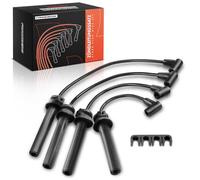 Frankberg 4x Kit de Câbles d'Allumage Compatible avec M.i.n.i R50 R53 C.o.o.p.e.r S One 1.6L 2001-2006 M.i.n.i Cabriolet R52 C.o.o.p.e.r S One 1.6L 2004-2007