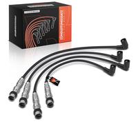 Frankberg 4x Kit de Câbles d'Allumage Essence Compatible avec A1 A3 Altea Ibiza IV Leon Fabia II Rapid Yeti Beetle Golf VI Polo Remplacer# 03F905409A