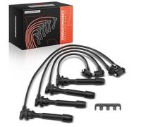 Frankberg 4x Kit de Câbles d'Allumage Essence Compatible avec i30 FD 2007-2012 Tucson JM 2004-2022 Cee'D ED 2006-2012 Pro Cee'D ED 2008-2012 Sportage JE KM 2004-2022 Remplacer# 27501-23A00