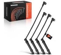 Frankberg 4x Kit de Câbles d'Allumage Essence Compatible avec Kubistar Camionnette X76 Clio II BB CB Kangoo KC0/1 Twingo I C06 Twingo II CN0 Remplacer# 8200486877