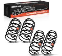 Frankberg 4x Ressorts de suspension Avant Arrière Compatibles avec A3 8L1 1.8L 1.9L 1996-2003 Remplacer# 6N0411105E