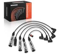 Frankberg 5x Kit de Câbles d'Allumage Essence Compatible avec Golf I Cabriolet Golf II Golf III Golf IV Cabriolet V.e.n.t.o Remplacer# N10050206