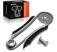 Frankberg 6-pièces Kit de chaîne de distribution Compatible avec W205 Vito W447 Qashqai II SUV J11 J11 X-Trail T32 Vivaro B Megan.e CC EZ0/1 Scénic III JZ0/1 Remplacer# 8200918797