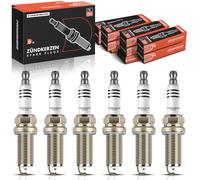 Frankberg 6x Bougie d’allumage Compatible avec W203 2.5L-3.5L 2005-2007 W211 2.5L-5.5L 2005-2008 CLK C209 3.0L-5.5L 2005-2009 i10 PA 1.2L 2008-2013 Remplacer# PLKR7A
