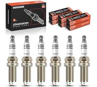 Frankberg 6x Bougie d’allumage Compatible avec Série 1 E87 130i 3.0L 2005-2007 Série 3 E90 323-330 2.5L 3.0L 2005-2007 Série 5 E60 523-530 2.5L 3.0L 2004-2007 Remplacer# FR7NPP332