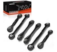 Frankberg 6x Bras de Suspension Arrière Compatible avec Série 1 E81 Série 3 break E91 Série 1 E87 Série 1 Cabriolet E88 Série 3 E90 Remplacer# 33326763471