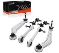 Frankberg 6x Bras de Suspension + Biellette Barre Stab Essieu Arrière Compatible avec Série 5 E39 520 523 525 528 530 535 540 M5 Série 5 Break E39 520 523 525 528 530 540 Remplacer# 33321094210