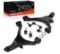 Frankberg 6x Bras de suspension Kit Biellettes Barre Stab Avant Compatible avec Civic VII Hatchback EP EU EV Civic VII Coupé EM2 Civic VII Berline ES ET Remplacer# 51360S6DG00
