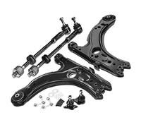 Frankberg 6x Bras de suspension Rotule de suspension Barre d'accouplement Avant Compatibles avec A3 8L1 1.6L-1.9L 1996-2003 Leon 1M1 1.4L-2.8L 1999-2006 Golf IV 1J1 1.4L-2.8L 1999-2005