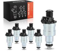 Frankberg 6x Buse d'injecteur de carburant 2-Pôles Essence Compatible avec Série 3 E30 325e2.7 2.7L 1985-1987 Remplacer# 13641273271