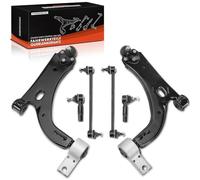 Frankberg 6x Kit de Bras de Suspension Avant en Bas Compatible avec Fiesta V JD JH 1.2L-2.0L 2001-2008 Fusion JU 1.2L-1.6L 2002-2012 2 DY 1.2L-1.6L 2003-2007 Remplacer# 1207448