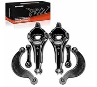 Frankberg 6x Kit de Bras de Suspension Essieu Arrière En haut En bas Compatible avec C-Max DM2 1.6L 1.8L Focus DAW DBW 1.4L-2.0L Focus II DA DP HCP 1.4L-1.8L Remplacer# 1061668
