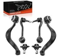 Frankberg 6x Kit de Bras de Suspension Rotule de Suspension Avant Gauche Droite Compatible avec X5 E53 3.0d 3.0i 4.4i 4.6is 4.8is 2.9L-4.8L 2000-2006 Remplacer# 31126769717, 31126760275