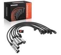 Frankberg 6x Kit de Câbles d'Allumage Essence Compatible avec 100 200 80 Coupé P.a.s.s.a.t S.a.n.t.a.n.a 100 Avant 200 Avant Remplacer# 035998031