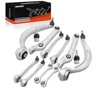 Frankberg 8x Bras de Suspension+ 2x Biellette Barre Stab+ 2x Rotule de Suspension Essieu Avant Compatible avec A4 8W2 8WC 1.4L-3.0L A5 F53 F5P F57 F5E 2.0L-3.0L Remplacer# 8K0411317D