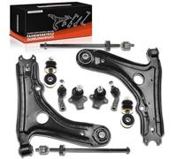 Frankberg 8x Bras de suspension Barre d'accouplement Rotule de Suspension Avant Compatible avec Golf III 1H1 All Moteurs 1991-1998 Golf IV Cabriolet 1E7 All Moteurs 1998-2002 Remplacer# 1H0407151