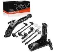 Frankberg 8x Bras de suspension Kit Avant Gauche Droite Compatible avec Santa Fé I SM Santa Fé I Camionnette/SUV SM Remplacer# 54501-26000