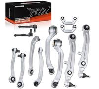 Frankberg 8x Kit de Bras de Suspension+2x Rotule Direction+2x Biellette Barre Stab Essieu Avant Compatible avec A8 4E2 4E8 Tous Moteurs Limousine 2002-2010 Remplacer# 4E0407694N