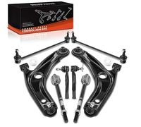 Frankberg 8x Kit de Bras de Suspension Avant Compatible avec Charade VIII Trezia Verso S P12 Yaris KSP9 NCP9 NSP9 SCP9 ZSP9 Yaris P9 Yaris SCP9 NSP9 KSP9 NCP9 ZSP9 Remplacer# ES800311