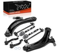 Frankberg 8x Kit de Bras de Suspension Avant Compatible avec Qashqai +2 I J10 JJ10E NJ10 1.5L-2.0L 2007-2013 X-Trail T31 2.0L 2.5L 2007-2013 Koleos I HY Remplacer# 54501JG00A, 54500JD000