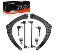 Frankberg 8x Kit de Bras de Suspension Essieu Avant Compatible avec C4 Coupé LA 1.4L-2.0L 2004-2011 C4 I LC 1.4L-2.0L 2004-2011 307 3E 1.4L-2.0L 2002-2009 307 CC 3B SW 3H Remplacer# 1614281180