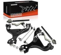 Frankberg 8x Kit de Bras de Suspension Essieu Avant Gauche Droite Compatible avec Viano W639 2.1L-3.7L 2003-2013 Vito Bus W639 2.1L-3.7L 2003-2014 Remplacer# 6393300410