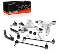 Frankberg 8x Rotule de bras de suspension Rotule Direction Biellette Barre Stab Compatible avec V70 II P80 SW 285 2.0L-2.5L 1999-2008 S60 I 384 2.0L-2.5L 2000-2010 Remplacer# 30635229