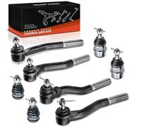 Frankberg 8x Rotule de Suspension Rotule têtes de direction Essieu Avant Compatible avec Grand Cherokee II WG WJ 2.7L-4.7L 1999-2005 Remplacer# 68004085AA