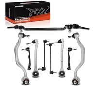 Frankberg 9x Bras de suspension Barre de liaison Rotules de barre de direction Barre de direction Essieu Avant Compatible avec Série 5 E39 535 540 M5 Série 5 Break E39 540 Remplacer# 31121141961