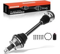 Frankberg Arbre de transmission, arbre d'essieu, essieu avant, gauche | 6R0407761BX; Compatible avec: A1 Sportback 8XA 8XF, Ibiza IV Sportcoupe 6J1 6P5, Polo 6C1 6R1, Fabia III NJ3