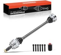 Frankberg Arbre de Transmission avec bague ABS Essieu Arrière Droite Compatible avec Série 3 E46 318d 320d 323i 325i Série 3 Cabriolet E46 320 Cd 323 Ci 325 Ci Remplacer# 33211229592