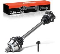 Frankberg Arbre de Transmission Boîte de vitesses manuelle Essieu Avant Droite avec Couronne ABS Compatible avec A6 4B2 C5 A6 Avant 4B5 Remplacer# 4B0407272C