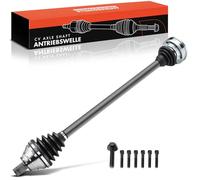 Frankberg Arbre de Transmission Essieu Avant Droite sans Couronne ABS Compatible avec Golf V 1K1 Golf VI 5K1 P.a.s.s.a.t 3C2 362 J.e.t.t.a III 1K2 Remplacer# 1K0407272KJ
