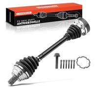 Frankberg Arbre de Transmission sans Anneau ABS Essieu Avant Gauche Compatible avec A3 8P1 Golf VI 5K1 Pas.sat 3C2 Tou.ran 1T1 1T2 Oct.avia II 1Z3 Leon 5F1 Remplacer# 1K0407271DQ