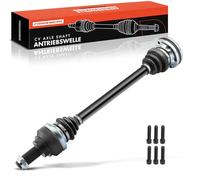 Frankberg Arbre de Transmission sans bague ABS Essieu Arrière Compatible avec Série 5 Break E61 Série 6 E63 635d 645 Ci 650i Série 6 Cabriolet E64 635d 645 Ci 650i Remplacer# 33207572429