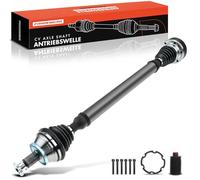 Frankberg Arbre de Transmission sans bague ABS Essieu Avant Droite Compatible avec A1 8X1 8XK Polo 6C1 6R1 1.2L Rapid NH3 NK3 NK6 1.4L 1.6L Ibiza IV 6J5 6P1 Remplacer# 6R0407762A