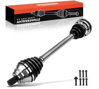Frankberg Arbre de Transmission sans bague ABS Essieu Avant Droite Compatible avec A3 8P1 8PA 1.8L-3.2L 2003-2013 O.c.t.a.v.i.a II 1Z5 1.6L-2.0L 2004-2013 Remplacer# 1K0407272CR