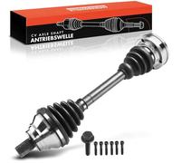 Frankberg Arbre de Transmission sans Couronne ABS Avant Gauche Compatible avec A3 8P1 Golf VI 5K1 Pas.sat CC 357 Tou.ran 1T1 1T2 1T3 Oct.avia II 1Z3 1Z5 Leon 1P1 Remplacer# 3C8407271