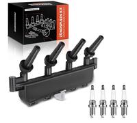 Frankberg Bobine d'Allumage Essence Compatible avec 206 Hayon 2A/C 1.4L C3 I FC FN 1.1L C2 JM 1.4L 206 Hayon 2A/C 1.1L 106 II 1A 1C 1.1L Remplacer# 596319