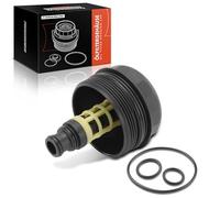 Frankberg Boîtier de filtre à huile Essence Compatible avec Série 1 E81 1.6L X1 E84 2.0L Série 3 E46 2.0L Série 3 E46 1.8L Série 1 Cabriolet E88 2.0L Remplacer# 11427508968