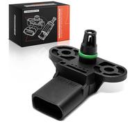 Frankberg Capteur de pression d'admission 4-Pôles Compatible avec Golf VI 5K1 Golf VI Cabriolet 517 Golf VI Variant AJ5 P.a.s.s.a.t Variant 365 911 991 Remplacer# 1K0906207A