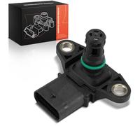 Frankberg Capteur de pression d'admission 4-Pôles Compatible avec Série 3 E90 E91 Série 5 F10 F11 Série 6 F12 Série 7 G11 G12 X1 E84 X3 F25 X4 F26 X5 E70 X6 E71 E72 Z4 Remplacer# 13627599042