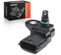 Frankberg Capteur de pression d'admission 4 pôles pour Mito 500 Brava Bravo Doblo Grande Punto Panda Punto Stilo Ypsilon Idea Linea Palio Y 1,2L 1,4L 1999-Aujourd'hui 46533518