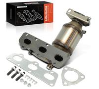 Frankberg Catalyseur Compatible avec Fabia II 542 1.2 Ibiza IV Sportcoupe 6J1 6P5 1.2 Polo 9A 9N 1.2 12V Fabia II Break 545 1.2 R.o.o.m.s.t.e.r 5J7 1.2 Remplacer# BM91535H,03D131701E